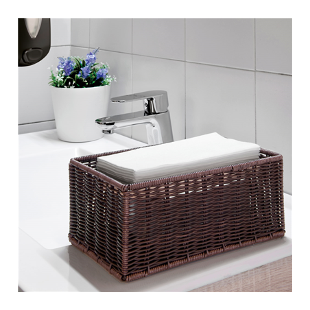 SERVIETTES ESSUIE-MAINS FLUSHABLES  50 G/M2 30x40 CM BLANC CELLULOSE (900 UNITÉ)