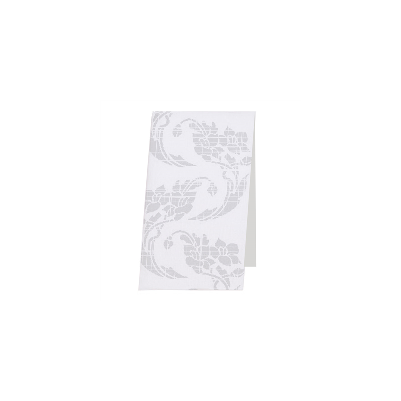 SERVIETTES ESSUIE-MAINS DECORÉES  50 G/M2 30x40 CM BLANC CELLULOSE (900 UNITÉ)