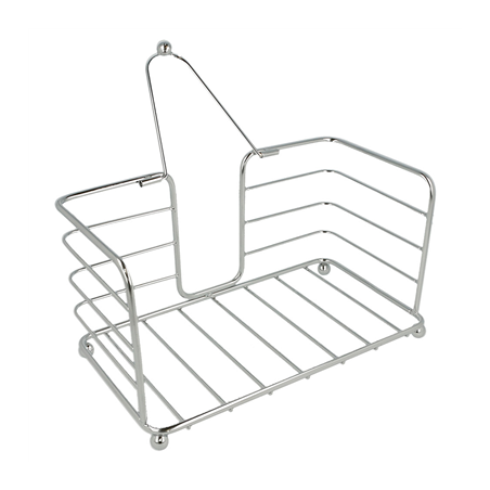 Image CORBEILLE SERVIETTES  23x12,5x12,5 CM CHROME INOX (1 UNITÉ) #1