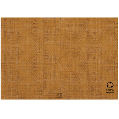 Image SETS DE TABLE ÉCOLOGIQUES 'ARPILLERA' 48 G/M2 30x40 CM MARRON PAPIER RECYCLÉ (2000 UNITÉ) #1