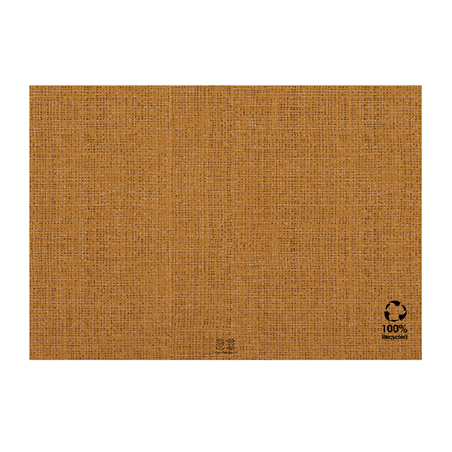 Image SETS DE TABLE ÉCOLOGIQUES 'ARPILLERA' 48 G/M2 30x40 CM MARRON PAPIER RECYCLÉ (2000 UNITÉ) #1