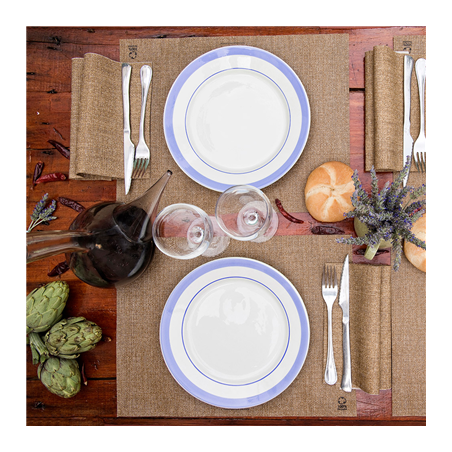 SETS DE TABLE ÉCOLOGIQUES 'ARPILLERA' 48 G/M2 30x40 CM MARRON PAPIER RECYCLÉ (2000 UNITÉ)