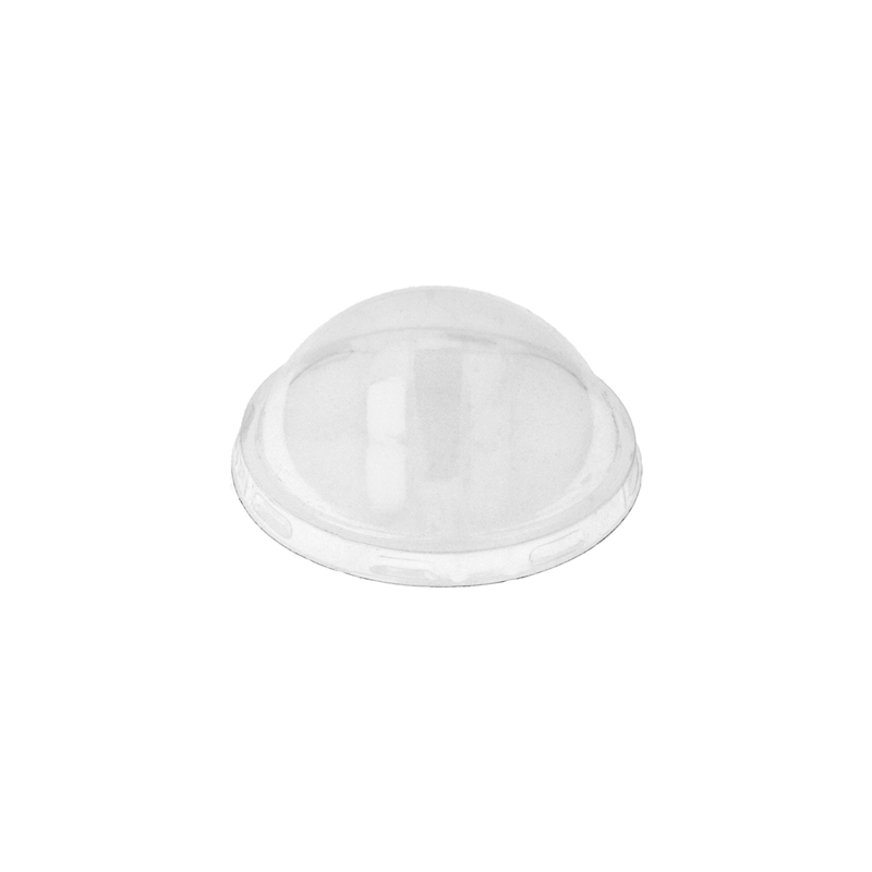COUVERCLES COUPOLE POUR RÉCIPIENTS 214.59/76  Ø 7,1 CM TRANSPARENT PET (100 UNITÉ)