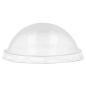 Image COUVERCLES COUPOLE POUR RÉCIPIENTS 214.59/76  Ø 7,1 CM TRANSPARENT PET (100 UNITÉ) #2