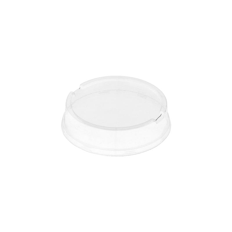 COUVERCLES HAUTS POUR RÉCIPIENTS 214.66/80  Ø 9,3 CM TRANSPARENT PET (100 UNITÉ)