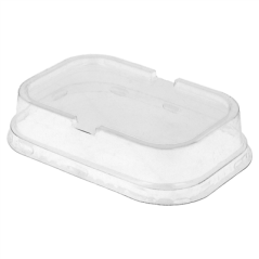 Image COUVERCLES HAUTES POUR RÉCIPIENTS 214.69/81   TRANSPARENT PET (100 UNITÉ) #1