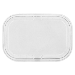 Image COUVERCLES HAUTES POUR RÉCIPIENTS 214.69/81   TRANSPARENT PET (100 UNITÉ) #3