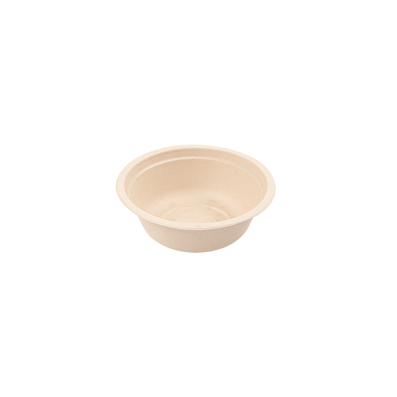 SALADIERS 'BIONIC' 500 ML Ø 15,5x5,4 CM NATUREL BAGASSE (600 UNITÉ)