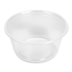 Image 50 PETITS POTS + 50 COUVERCLES 60 ML Ø6,2x3,2 CM TRANSPARENT PP (24 UNITÉ) #3