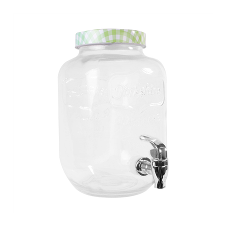 Image DISTRIBUTEUR DE BOISSONS 'WAKI GLASS' 4 L Ø 15,5x25 CM TRANSPARENT VERRE (1 UNITÉ) #1