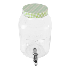 Image DISTRIBUTEUR DE BOISSONS 'WAKI GLASS' 4 L Ø 15,5x25 CM TRANSPARENT VERRE (1 UNITÉ) #3