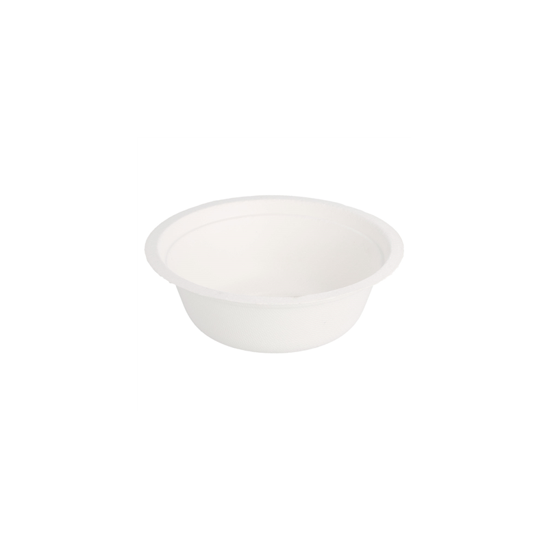 SALADIERS 'BIONIC' 350 ML Ø 13,5x4,6 CM BLANC BAGASSE (900 UNITÉ)