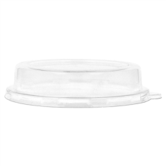 COUVERCLES HAUTS POUR SALADIERS 215.84-215.03 'BIONIC'  Ø 14x3,1 CM TRANSPARENT PET (450 UNITÉ)