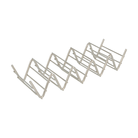 Image RACK POUR 4/5 TACOS 'ARTINOX'  19,7x6,4x3,8 CM ARGENTE INOX (1 UNITÉ) #1