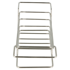 Image RACK POUR SANDWICH  20,3x8,9x7,6 CM ARGENTE INOX (1 UNITÉ) #3