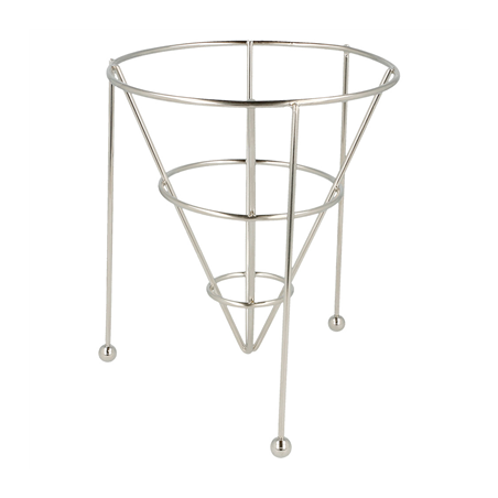 Image BASKET STACKABLE  12,7x15,24 CM ARGENTE INOX (12 UNITÉ) #1