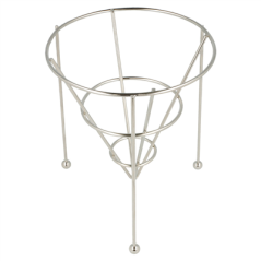 Image BASKET STACKABLE  12,7x15,24 CM ARGENTE INOX (12 UNITÉ) #3