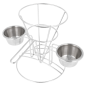 Image BASKET AVEC 2 RÉCIPIENTS 'ARTINOX'  10,8x15,24 CM ARGENTE INOX (12 UNITÉ) #4