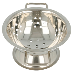 Image MINI CHINOIS  9,7x5,5 CM ARGENTE INOX (12 UNITÉ) #3