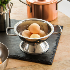 Image MINI CHINOIS  9,7x5,5 CM ARGENTE INOX (12 UNITÉ) #4