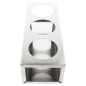 Image PORTE 3 POIRES À SAUCES 360/ 720 ML  28x10x8 CM ARGENTE INOX (1 UNITÉ) #3