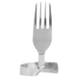 Image SUPPORTS ÉTIQUETTES DE TABLE "FOURCHETTE"  10 (h) CM ARGENTE INOX (12 UNITÉ) #2