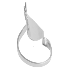 Image SUPPORTS ÉTIQUETTES DE TABLE "FOURCHETTE"  10 (h) CM ARGENTE INOX (12 UNITÉ) #3