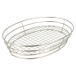 Image BASKET OVALE 'ARTINOX'  28x20,5x5,7 CM ARGENTE INOX (24 UNITÉ) #1