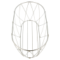 Image BASKET STYLE TOSCANE  25,5x12,7x10,2 CM ARGENTE INOX (12 UNITÉ) #3