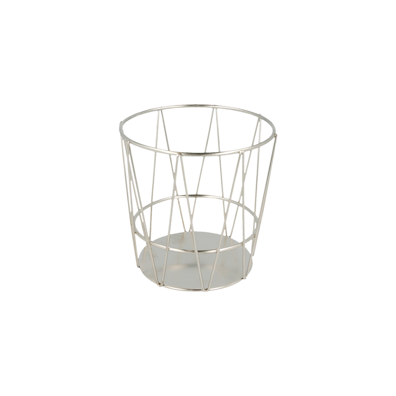 BASKET GRISINES 'ARTINOX' Ø 11,5x11,5 CM ARGENTE INOX (24 UNITÉ) BASKET GRISINES 'ARTINOX' Ø 11,5x11,5 CM ARGENTE INOX (24 UNITÉ)