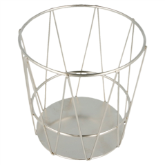 Image BASKET GRISINES 'ARTINOX'  Ø 11,5x11,5 CM ARGENTE INOX (24 UNITÉ) #3