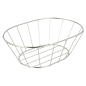 Image BASKET STYLE TOSCANE 'ARTINOX'  21,6x14x7,6 CM ARGENTE INOX (24 UNITÉ) #1
