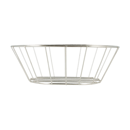 BASKET STYLE TOSCANE 'ARTINOX'  21,6x14x7,6 CM ARGENTE INOX (24 UNITÉ)