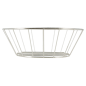 Image BASKET STYLE TOSCANE 'ARTINOX'  21,6x14x7,6 CM ARGENTE INOX (24 UNITÉ) #2