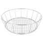 Image BASKET ROND 'ARTINOX'  Ø 24,1x7 CM ARGENTE INOX (12 UNITÉ) #1