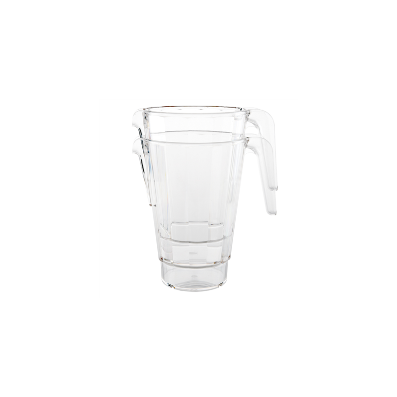 PICHETS EMPILABLES 1500 ML Ø 13,6/7,6x20 CM TRANSPARENT POLYCARBONATE (12 UNITÉ)