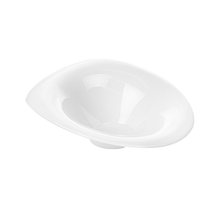 Image BOLS IRRÉGULIERS  26x21x7,2 CM BLANC PORCELAINE (4 UNITÉ) #1