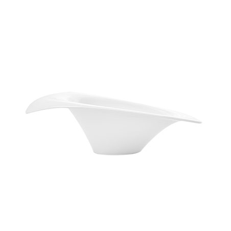 BOLS IRRÉGULIERS  26x21x7,2 CM BLANC PORCELAINE (4 UNITÉ)