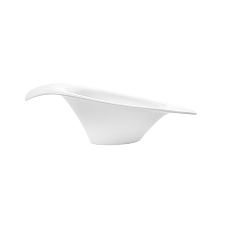 BOLS IRRÉGULIERS  30x25x9 CM BLANC PORCELAINE (4 UNITÉ)