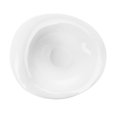 Image BOLS IRRÉGULIERS  30x25x9 CM BLANC PORCELAINE (4 UNITÉ) #3