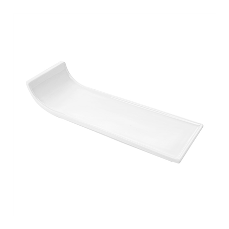 Image ASSIETTES RECTANGULAIRES  30,5x10x6 CM BLANC PORCELAINE (4 UNITÉ) #1