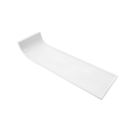 Image ASSIETTES RECTANGULAIRES  36x11x6,7 CM BLANC PORCELAINE (4 UNITÉ) #1