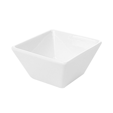 Image RAMEQUINS 'AKALA' 60 ML 6,4x6,4x3,5 CM BLANC PORCELAINE (12 UNITÉ) #1