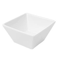 Image RAMEQUINS 'AKALA' 90 ML 7,3x7,3x4,1 CM BLANC PORCELAINE (12 UNITÉ) #1