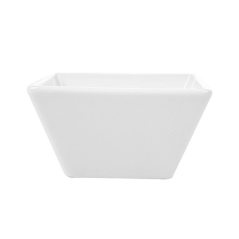 RAMEQUINS 'AKALA' 90 ML 7,3x7,3x4,1 CM BLANC PORCELAINE (12 UNITÉ)