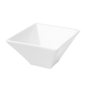 Image BOLS CARRÉS 300 ML 12,2x6 CM BLANC PORCELAINE (6 UNITÉ) #1
