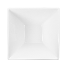 Image BOLS CARRÉS 300 ML 12,2x6 CM BLANC PORCELAINE (6 UNITÉ) #3