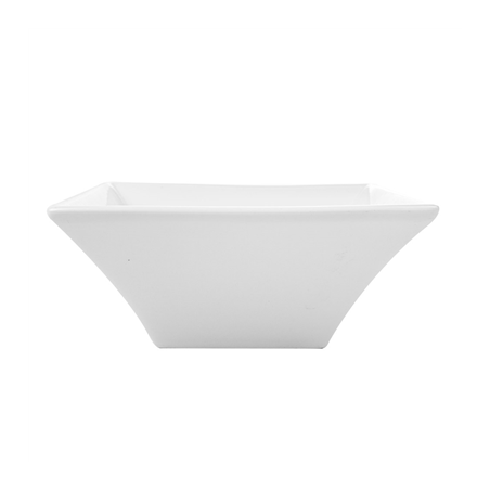 BOLS CARRÉS 500 ML 14,9x5,5 CM BLANC PORCELAINE (6 UNITÉ)