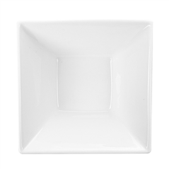 Image BOLS CARRÉS 500 ML 14,9x5,5 CM BLANC PORCELAINE (6 UNITÉ) #3