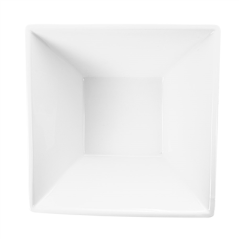 Image BOLS CARRÉS 1000 ML 17,5x7 CM BLANC PORCELAINE (3 UNITÉ) #3